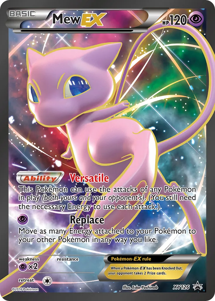 Mew-EX #XY126 card image