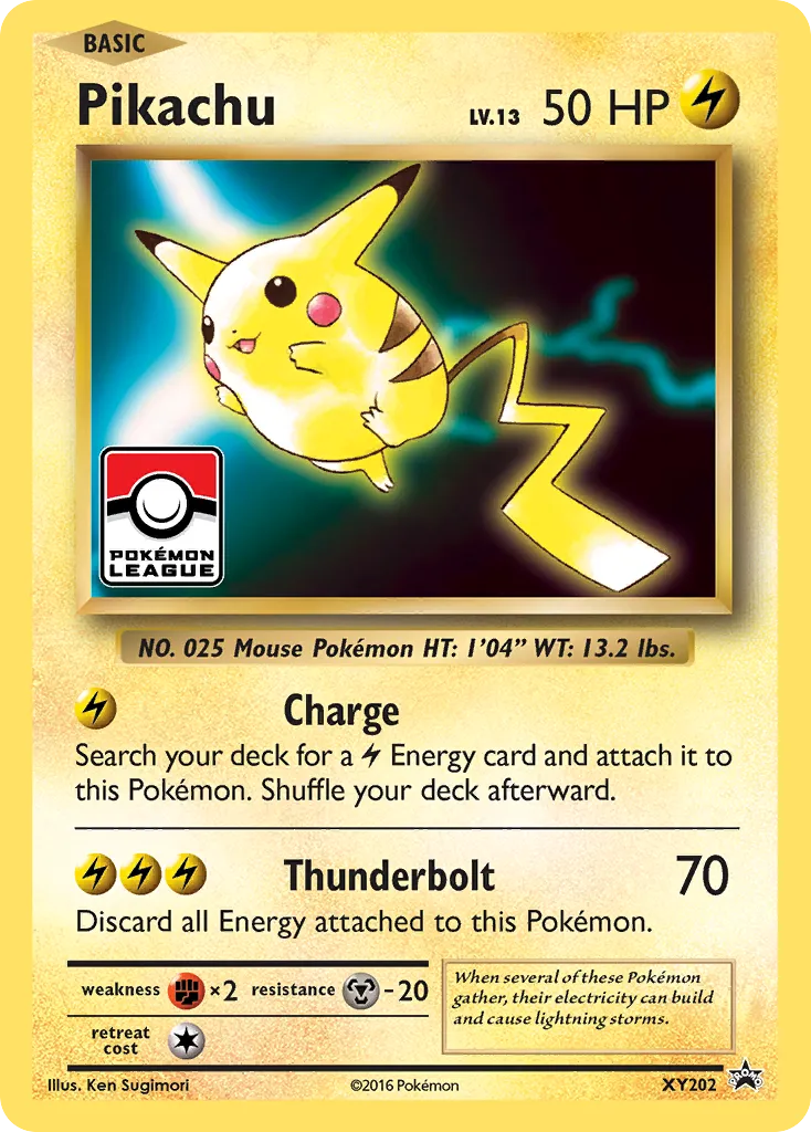 Pikachu card image