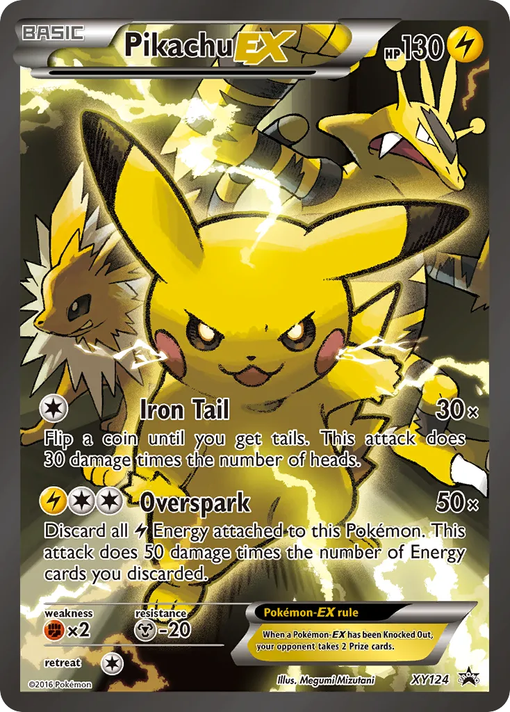 Pikachu-EX #XY124 card image