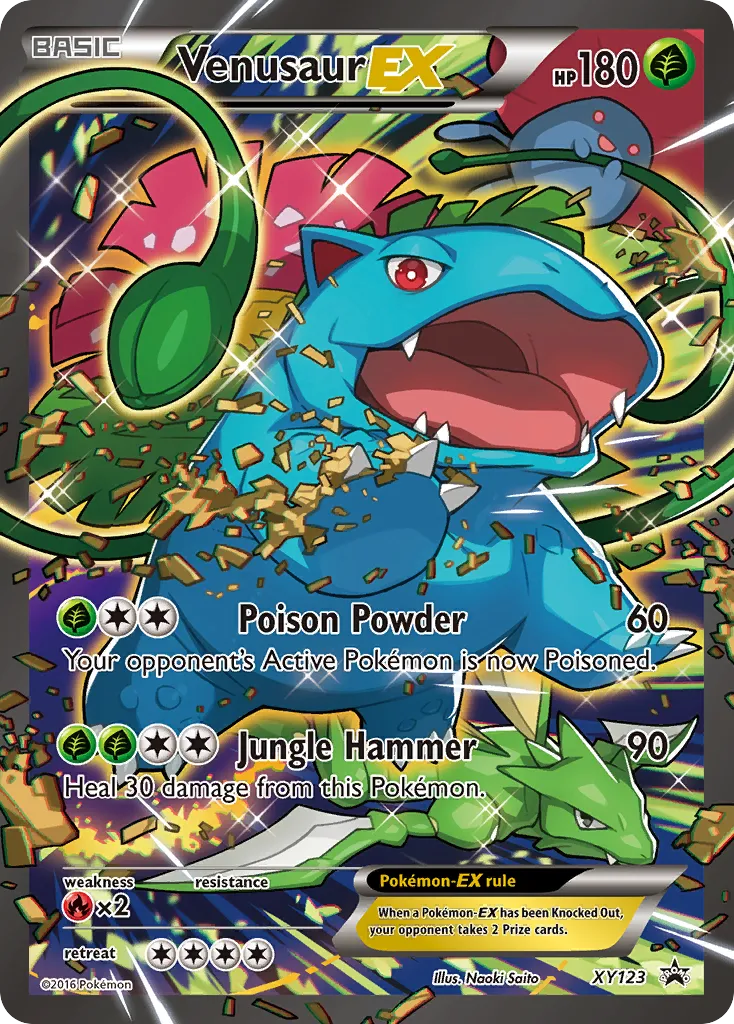 Venusaur-EX #XY123 card image