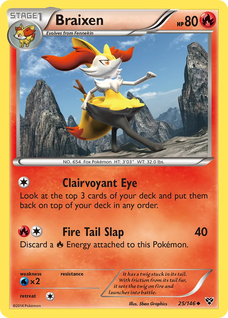 Braixen card image