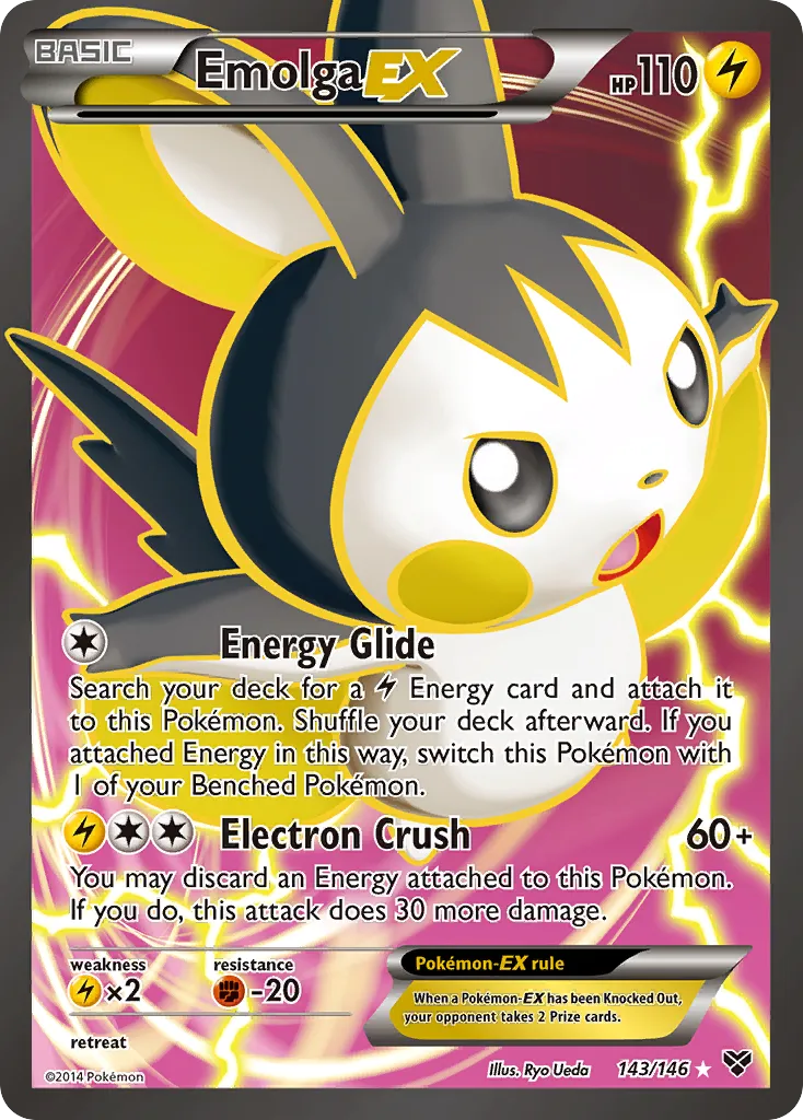 Emolga-EX #143 card image