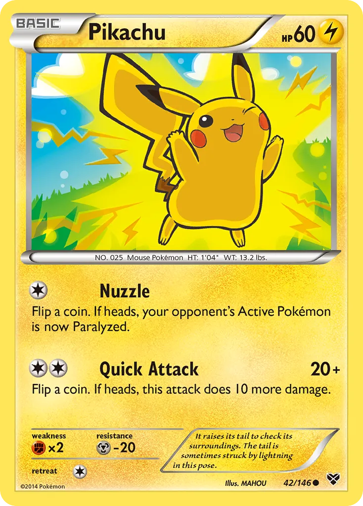 Pikachu card image