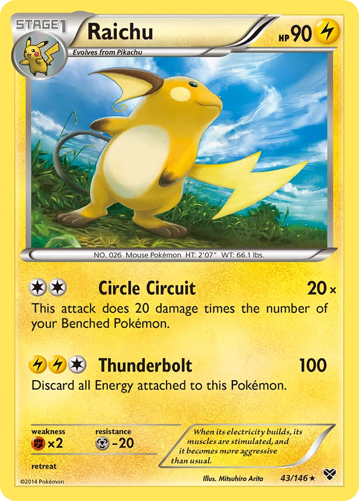 Raichu card image