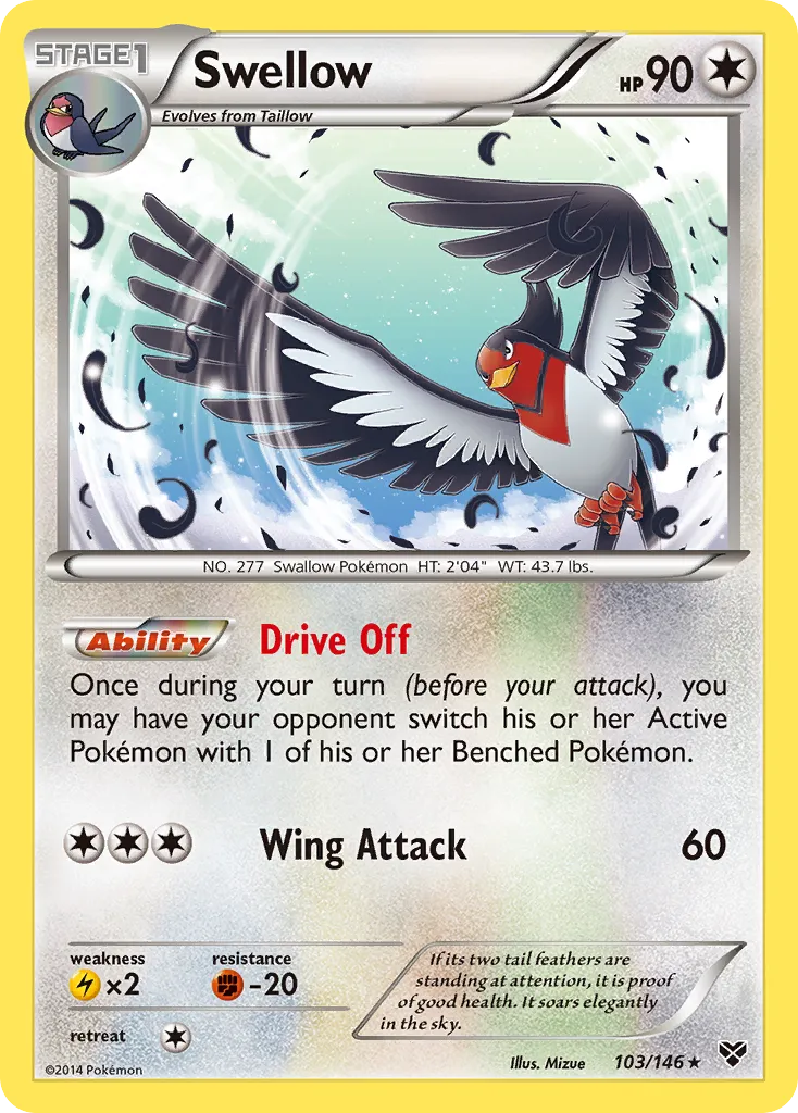 Swellow card image
