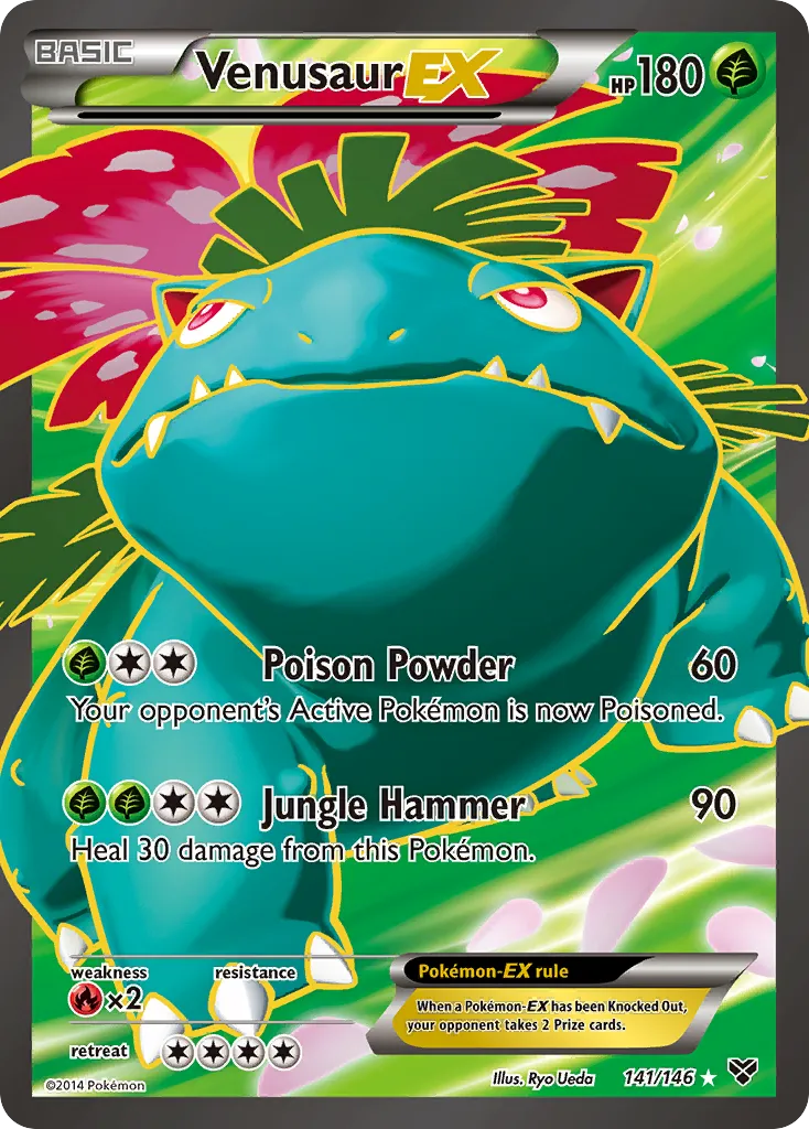 Venusaur-EX #141 card image