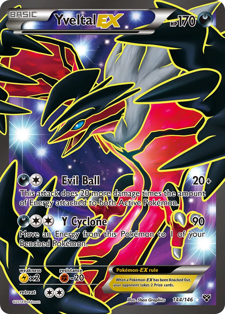 Yveltal-EX #144 card image
